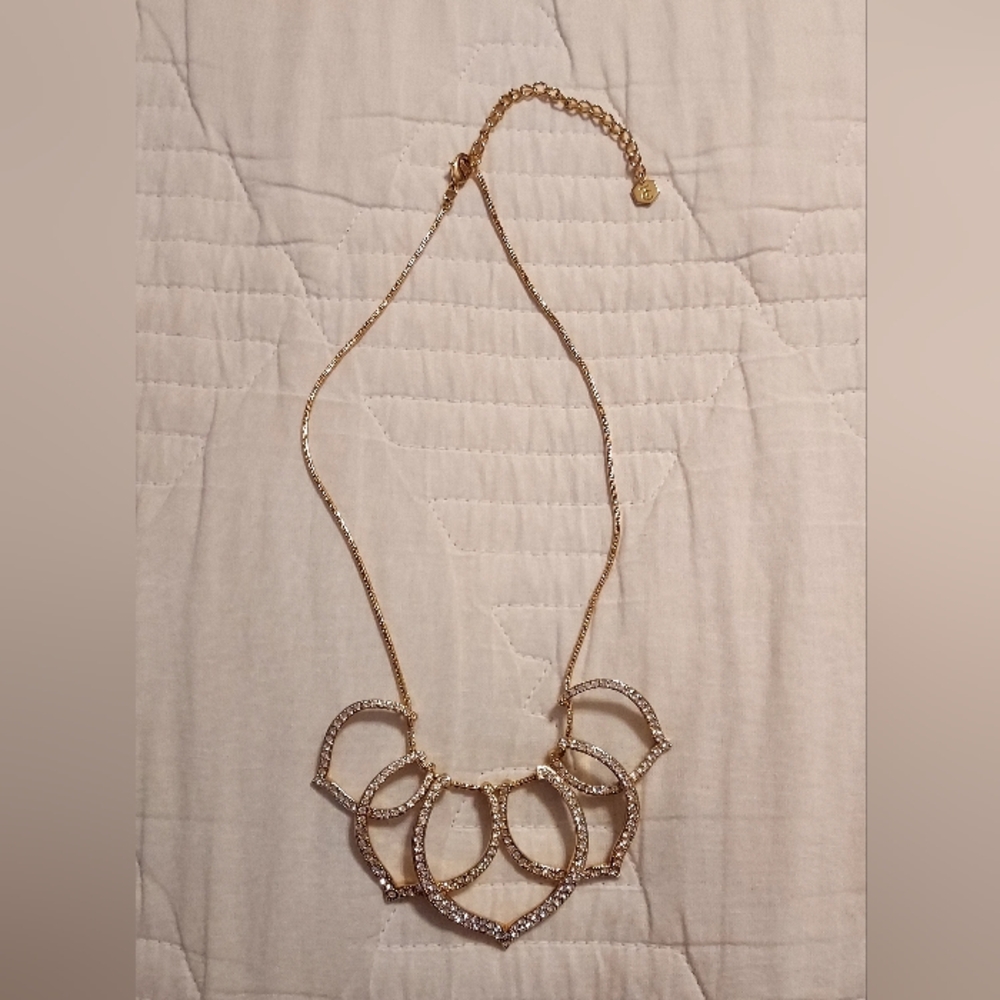 Lotus Leaf Gold Necklace